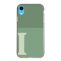 Slim Protection Case［ Original - initial two tone - I green ］