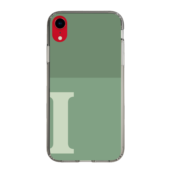 Slim Protection Case［ Original - initial two tone - I green ］