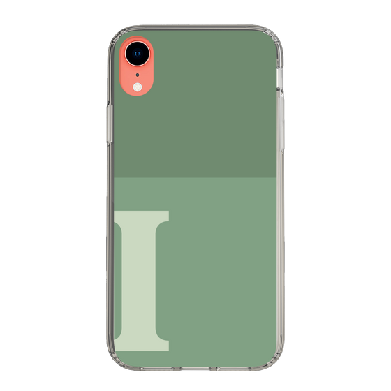 Slim Protection Case［ Original - initial two tone - I green ］