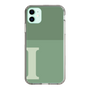 Slim Protection Case［ Original - initial two tone - I green ］