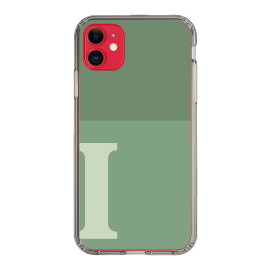 Slim Protection Case［ Original - initial two tone - I green ］