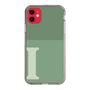 Slim Protection Case［ Original - initial two tone - I green ］
