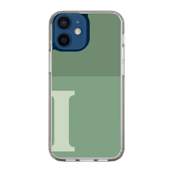 Slim Protection Case［ Original - initial two tone - I green ］