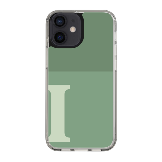 Slim Protection Case［ Original - initial two tone - I green ］