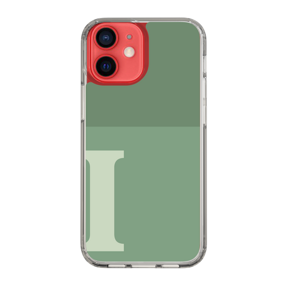 Slim Protection Case［ Original - initial two tone - I green ］