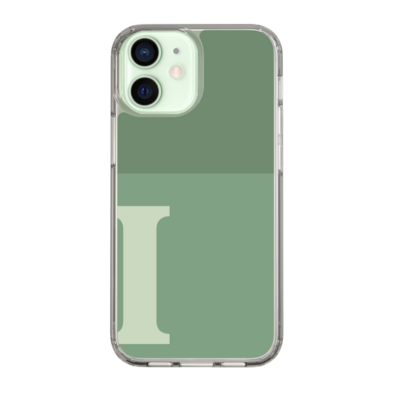 Slim Protection Case［ Original - initial two tone - I green ］