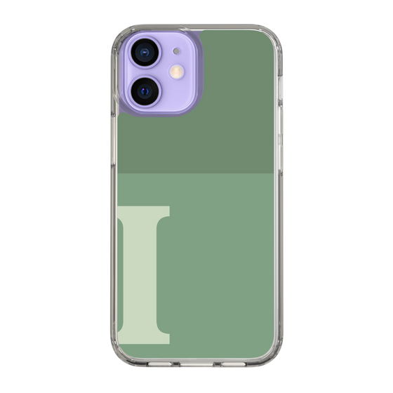 Slim Protection Case［ Original - initial two tone - I green ］