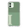 Slim Protection Case［ Original - initial two tone - I green ］