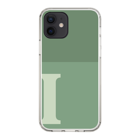 Slim Protection Case［ Original - initial two tone - I green ］
