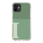 Slim Protection Case［ Original - initial two tone - I green ］