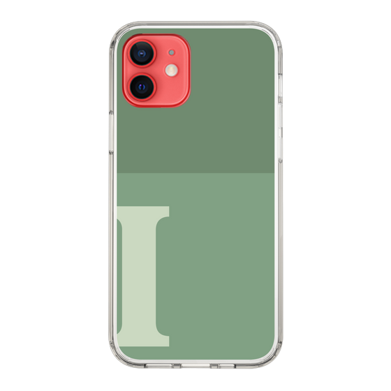 Slim Protection Case［ Original - initial two tone - I green ］