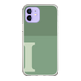 Slim Protection Case［ Original - initial two tone - I green ］