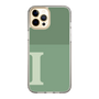 Slim Protection Case［ Original - initial two tone - I green ］