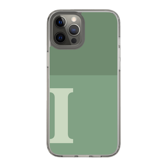 Slim Protection Case［ Original - initial two tone - I green ］