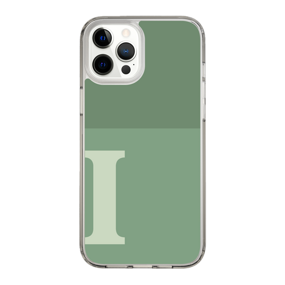 Slim Protection Case［ Original - initial two tone - I green ］