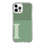 Slim Protection Case［ Original - initial two tone - I green ］