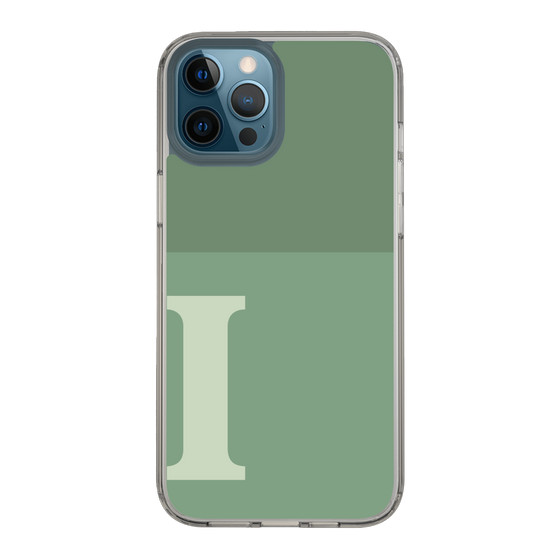 Slim Protection Case［ Original - initial two tone - I green ］