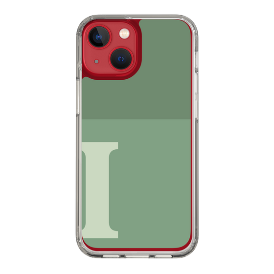 Slim Protection Case［ Original - initial two tone - I green ］
