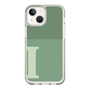 Slim Protection Case［ Original - initial two tone - I green ］