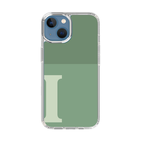 Slim Protection Case［ Original - initial two tone - I green ］