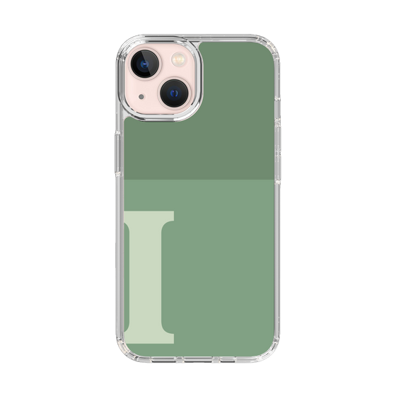 Slim Protection Case［ Original - initial two tone - I green ］