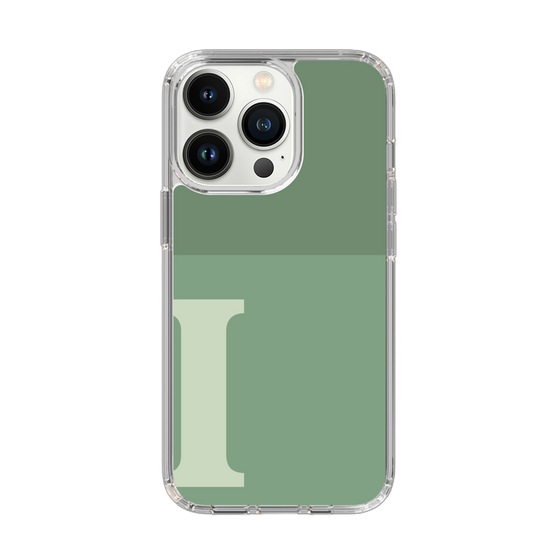 Slim Protection Case［ Original - initial two tone - I green ］