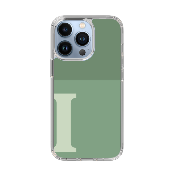 Slim Protection Case［ Original - initial two tone - I green ］