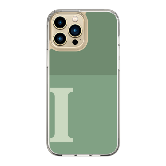 Slim Protection Case［ Original - initial two tone - I green ］