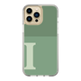 Slim Protection Case［ Original - initial two tone - I green ］