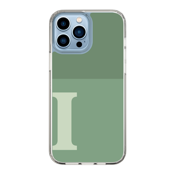 Slim Protection Case［ Original - initial two tone - I green ］