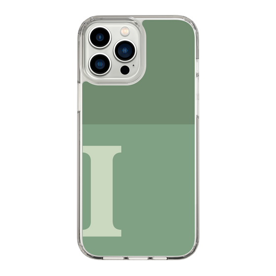 Slim Protection Case［ Original - initial two tone - I green ］