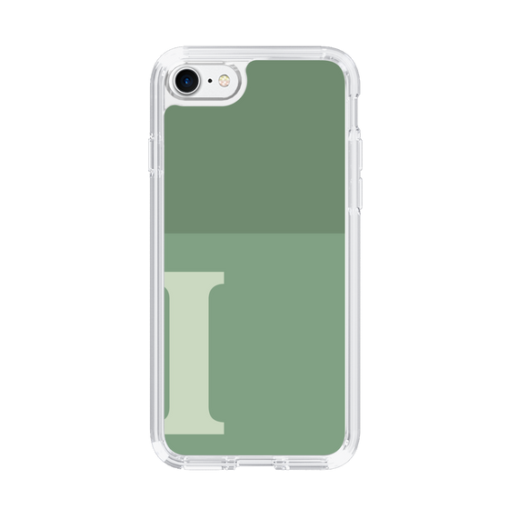 Slim Protection Case［ Original - initial two tone - I green ］