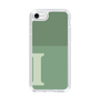 Slim Protection Case［ Original - initial two tone - I green ］