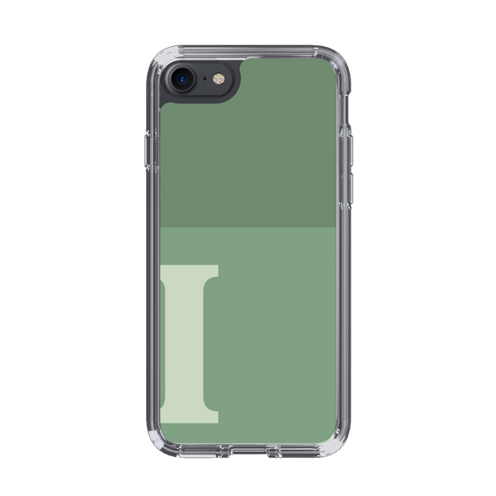 Slim Protection Case［ Original - initial two tone - I green ］