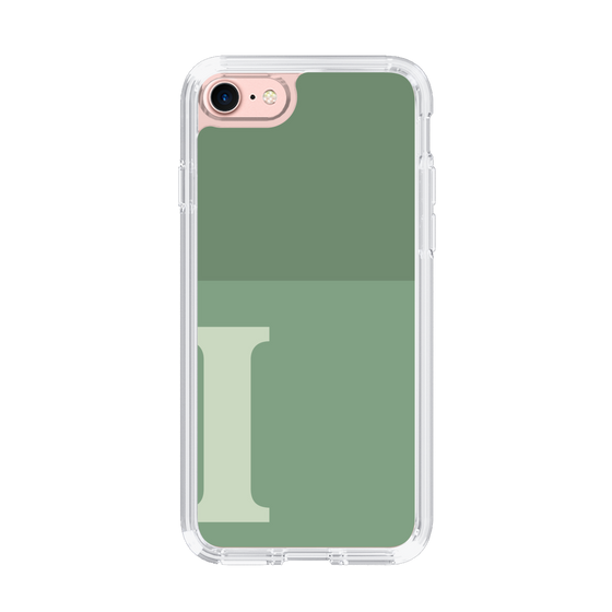 Slim Protection Case［ Original - initial two tone - I green ］