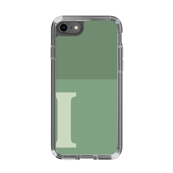 Slim Protection Case［ Original - initial two tone - I green ］