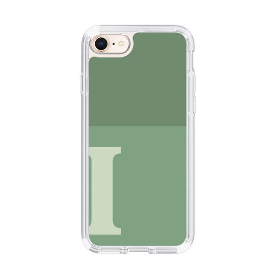 Slim Protection Case［ Original - initial two tone - I green ］