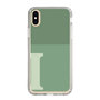 Slim Protection Case［ Original - initial two tone - I green ］