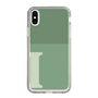 Slim Protection Case［ Original - initial two tone - I green ］