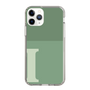 Slim Protection Case［ Original - initial two tone - I green ］