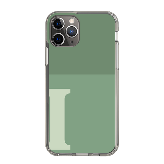 Slim Protection Case［ Original - initial two tone - I green ］