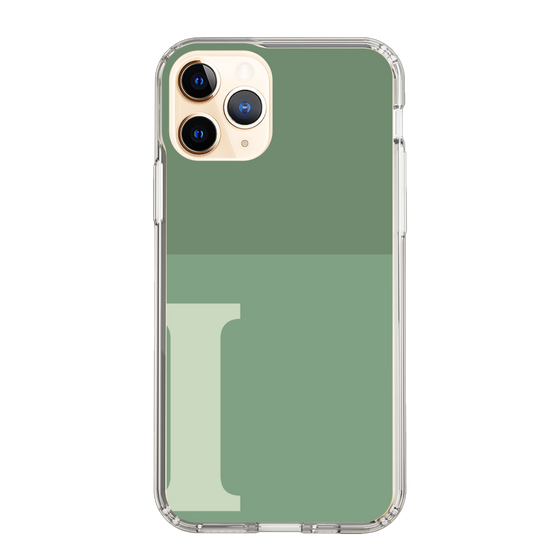 Slim Protection Case［ Original - initial two tone - I green ］
