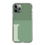 Slim Protection Case［ Original - initial two tone - I green ］