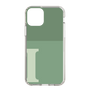 Slim Protection Case［ Original - initial two tone - I green ］