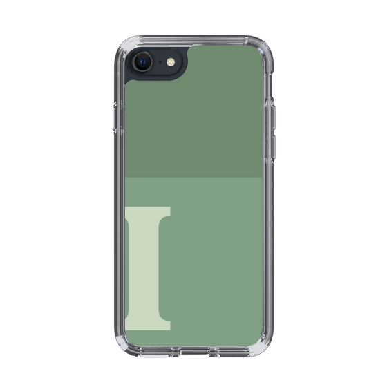 Slim Protection Case［ Original - initial two tone - I green ］