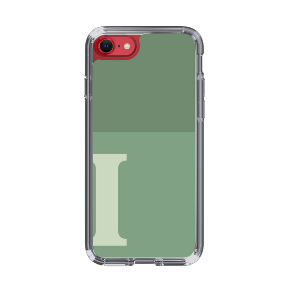 Slim Protection Case［ Original - initial two tone - I green ］