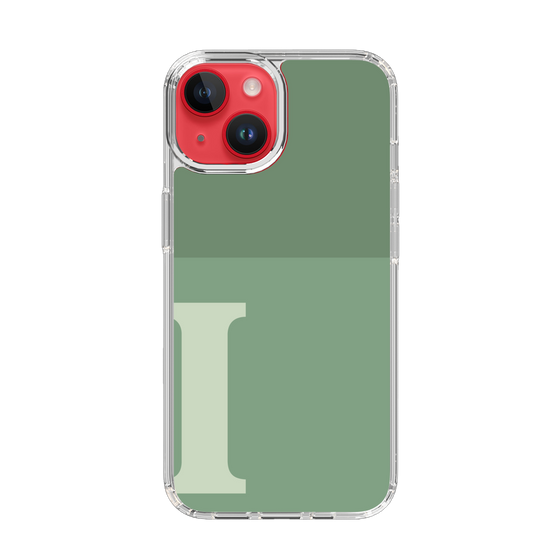 Slim Protection Case［ Original - initial two tone - I green ］