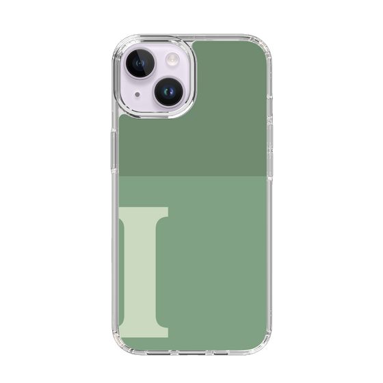 Slim Protection Case［ Original - initial two tone - I green ］
