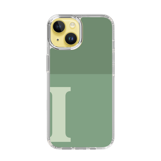 Slim Protection Case［ Original - initial two tone - I green ］