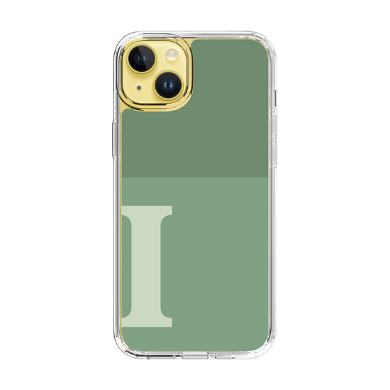 Slim Protection Case［ Original - initial two tone - I green ］